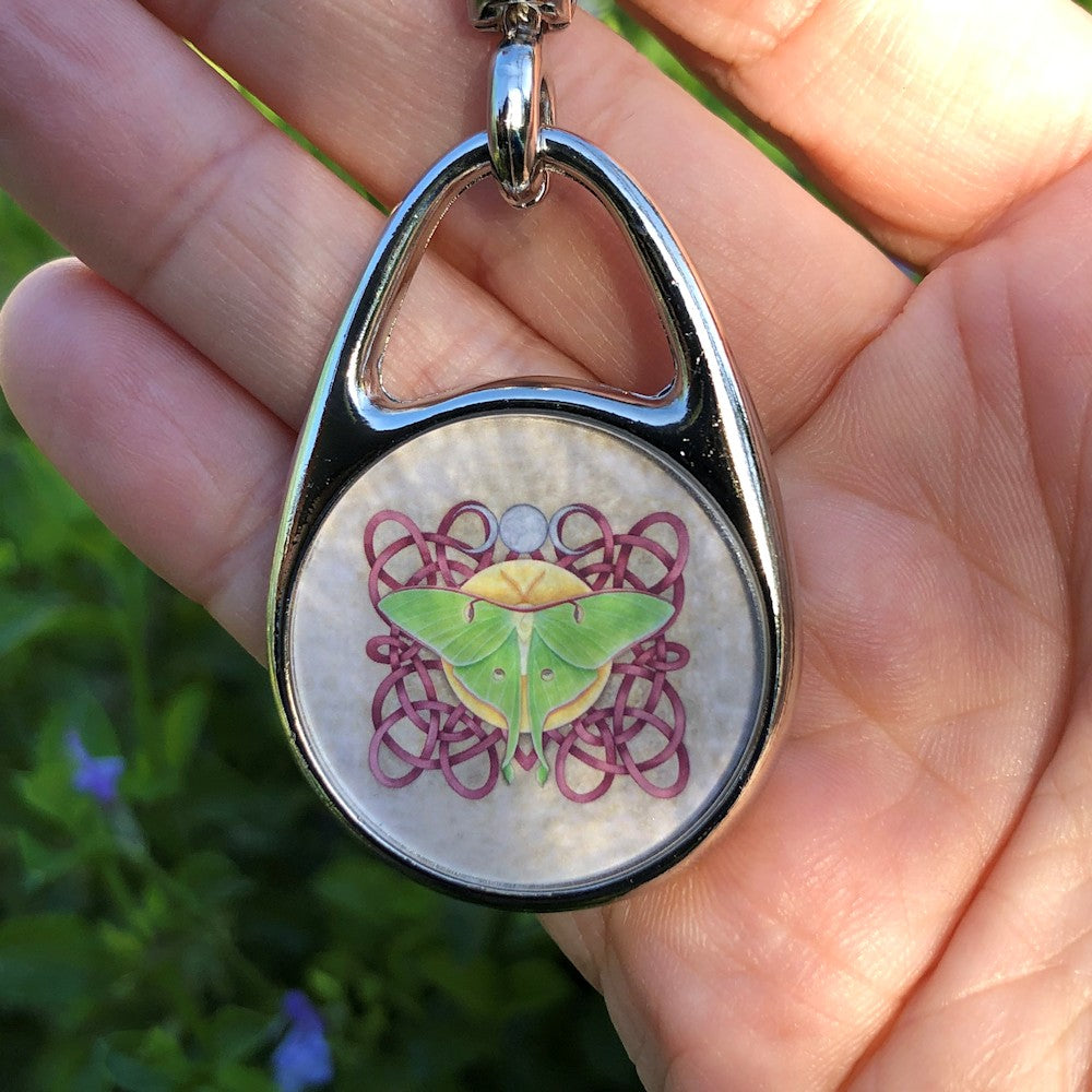 Keyring - Luna Moth