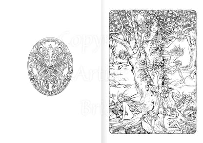 Briar Fantasy Art Colouring Book