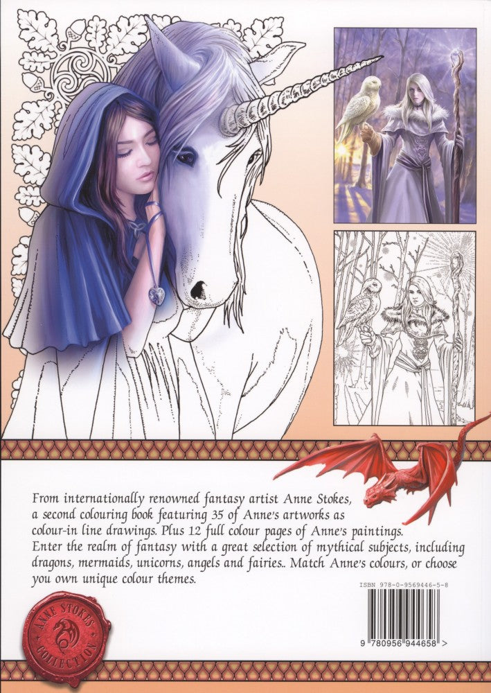 Anne Stokes Fantasy Art Colouring Book