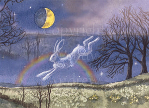 Luna Moon Hare at Spring Equinox