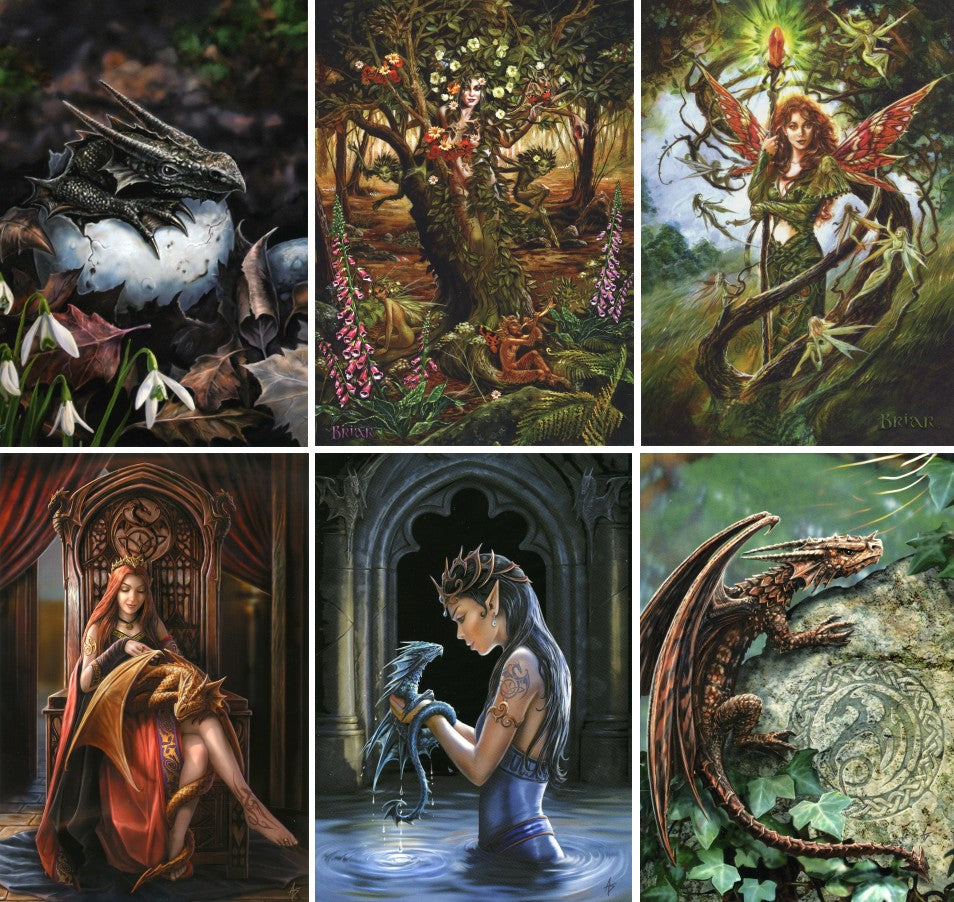 Anne Stokes & Briar Fantasy Art Multipack (6-pack)