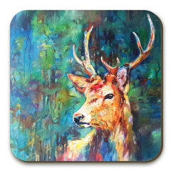 Watcher in the Wood Stag Coasters Twin Pack