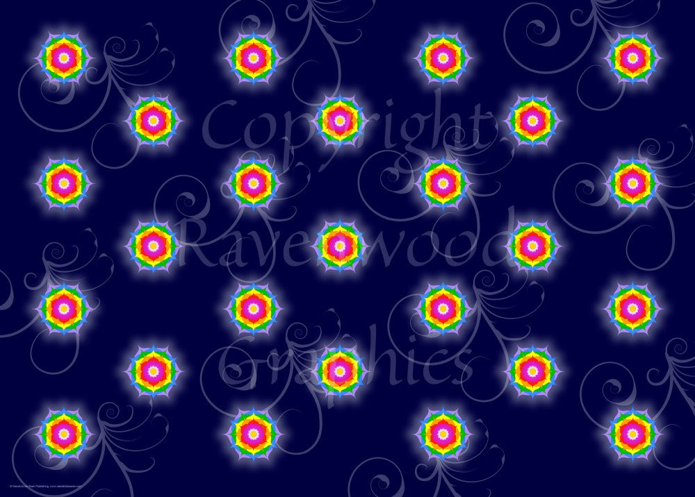 Chakra Mandala Wrapping Paper