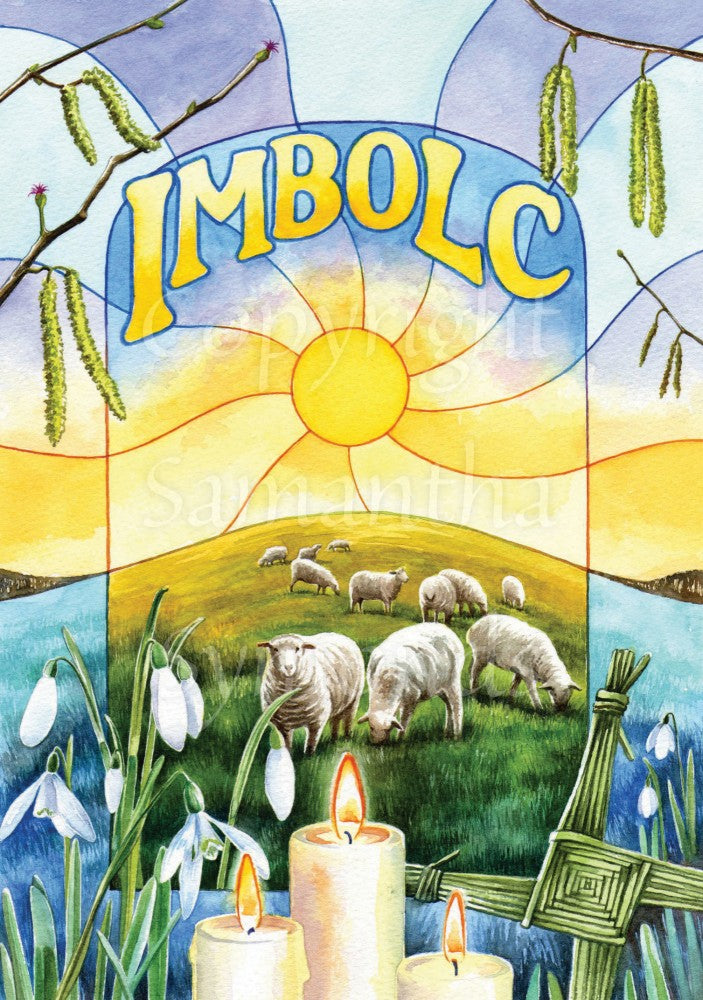 Imbolc / Spring Card – Moondragon