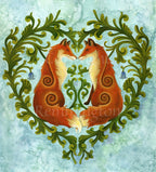 Valentine's Foxes (Print)